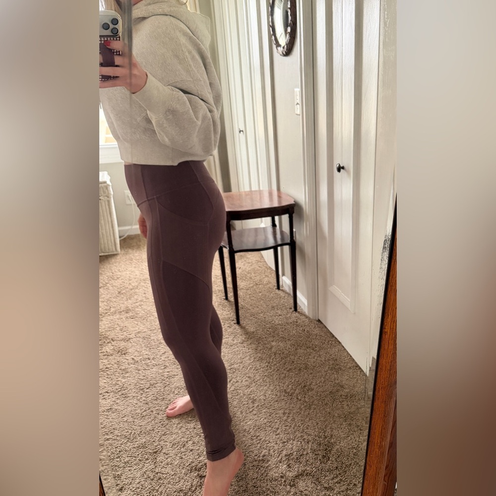Lululemon all the right places Purple Leggings size 8